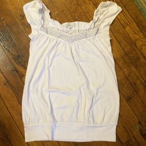 Liquid Cap Sleeve Top